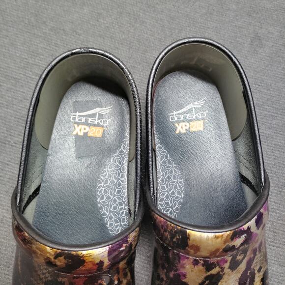Dansko XP 20 Professional Shoes Clogs Women's SZ 6.5 -7 EU 37 Watercolor Glossy - Picture 3 of 8